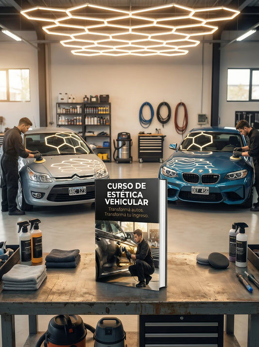 Curso de Estetica Vehicular + 10 Bonus De Regalo
